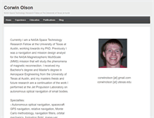 Tablet Screenshot of corwinolson.com